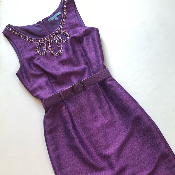 antonio melani purple dress